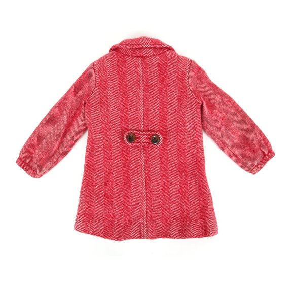 GAP herringbone wool blend coat, girl’s size 3 - Picture 4 of 4